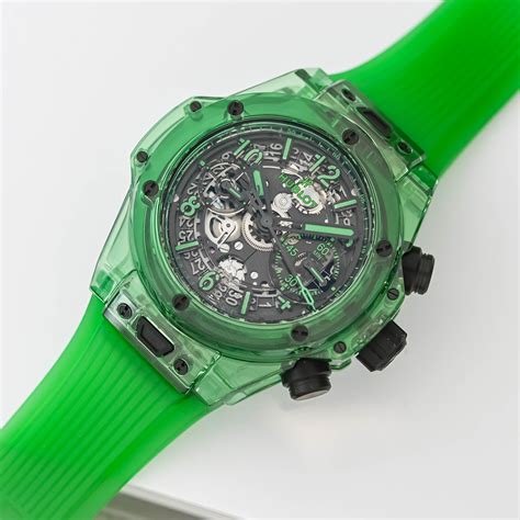 Hublot unico saxem green